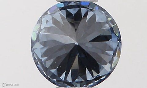 Lab-Grown ROUND Diamond - 0.34 Carat, Fancy Vivid Blue Color, VS1 Clarity | Sustainable Luxury, Dazzling Brilliance | IGI | Certified LG564379278