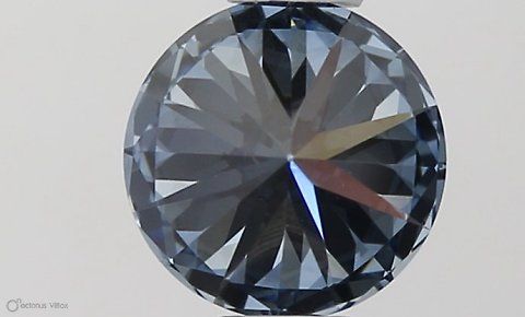 Lab-Grown ROUND Diamond - 0.51 Carat, Fancy Vivid Blue Color, VVS1 Clarity | Sustainable Luxury, Dazzling Brilliance | IGI | Certified LG581331218