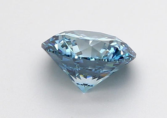 Lab-Grown ROUND Diamond - 1.22 Carat, Fancy Vivid Blue Color, VS1 Clarity | Sustainable Luxury, Dazzling Brilliance | IGI | Certified LG593368756