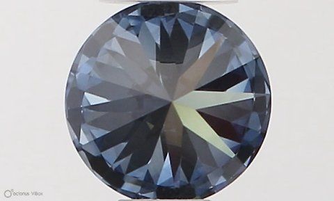 Lab-Grown ROUND Diamond - 0.33 Carat, Fancy Vivid Blue Color, IF Clarity | Sustainable Luxury, Dazzling Brilliance | IGI | Certified LG538290393