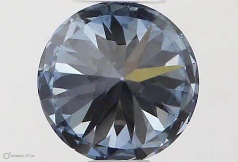 Lab-Grown ROUND Diamond - 0.55 Carat, Fancy Vivid Blue Color, VVS1 Clarity | Sustainable Luxury, Dazzling Brilliance | IGI | Certified LG564379176