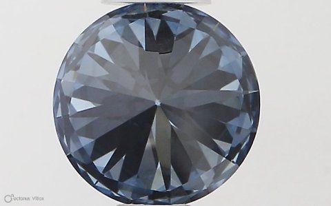 Lab-Grown ROUND Diamond - 0.72 Carat, Fancy Blue Color, IF Clarity | Sustainable Luxury, Dazzling Brilliance | IGI | Certified LG564379538