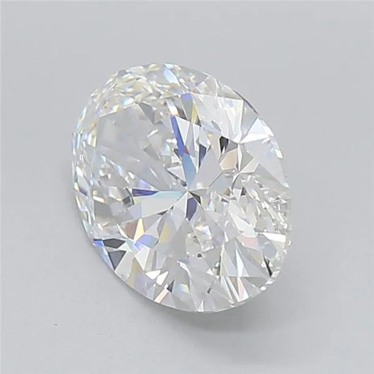 Lab-Grown Oval Diamond - 3.07 Carats, E Color, VVS2 Clarity - Sustainable Luxury and Dazzling Brilliance-IGI·Certified