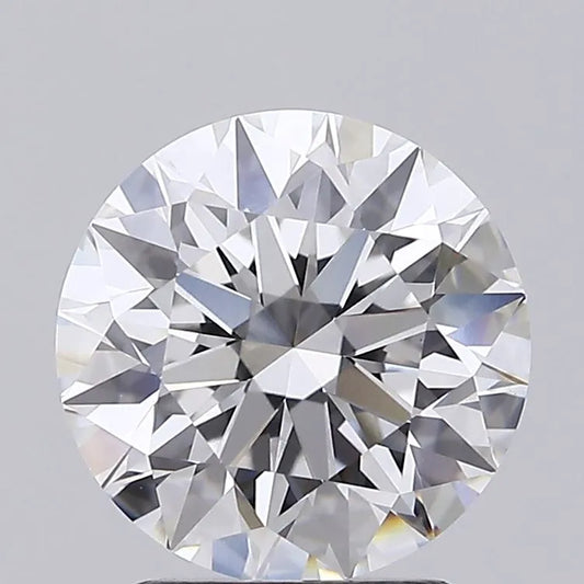 Lab-Grown Round Diamond - 2.56 Carats, F Color, VVS2 Clarity - Sustainable Luxury and Dazzling Brilliance-IGI·Certified