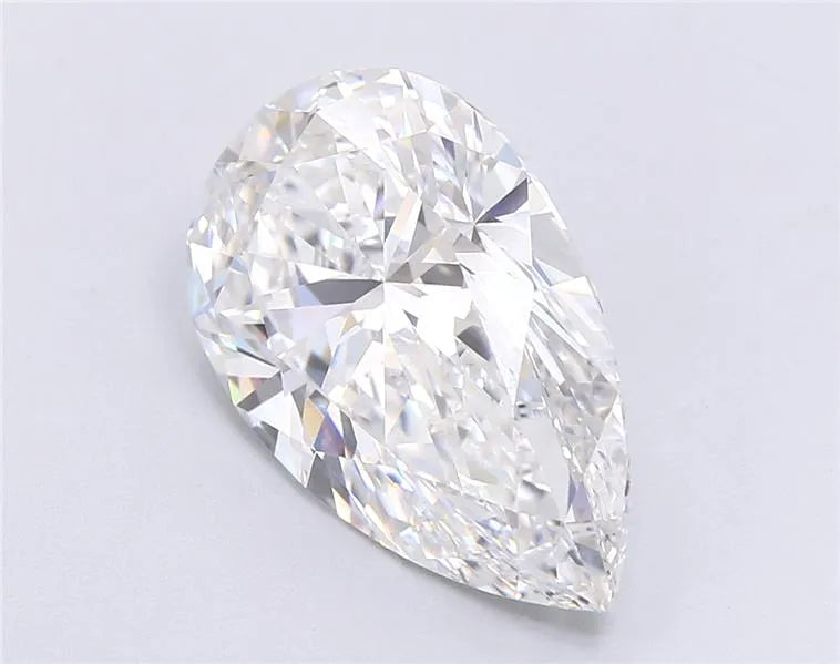 Lab-Grown Pear Diamond - 6.02 Carats, E Color, VVS2 Clarity - Sustainable Luxury and Dazzling Brilliance-IGI·Certified