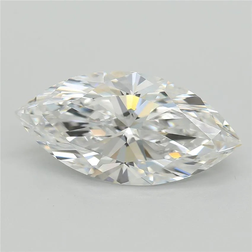 Lab-Grown Marquise Diamond - 2.52 Carats, E Color, VVS1 Clarity - Sustainable Luxury and Dazzling Brilliance-IGI·Certified