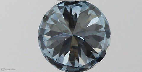 Lab-Grown ROUND Diamond - 0.43 Carat, Fancy Vivid Blue Color, VVS1 Clarity | Sustainable Luxury, Dazzling Brilliance | IGI | Certified LG581331097