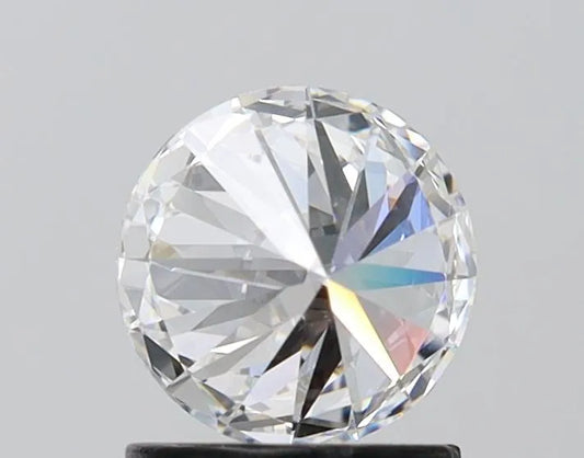 Lab-Grown Round Diamond - 1.08 Carats, E Color, VVS2 Clarity - Sustainable Luxury and Dazzling Brilliance-IGI·Certified