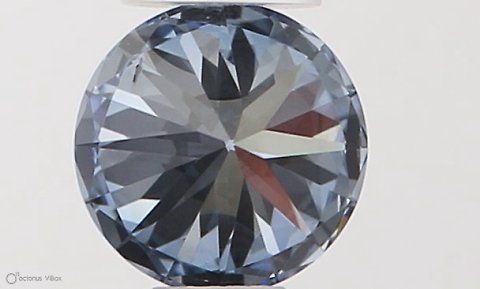 Lab-Grown ROUND Diamond - 0.34 Carat, Fancy Vivid Blue Color, SI1 Clarity | Sustainable Luxury, Dazzling Brilliance | IGI | Certified LG546229984