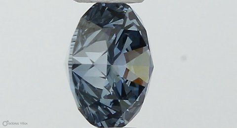 Lab-Grown ROUND Diamond - 0.37 Carat, Fancy Vivid Blue Color, VS1 Clarity | Sustainable Luxury, Dazzling Brilliance | IGI | Certified LG564379269