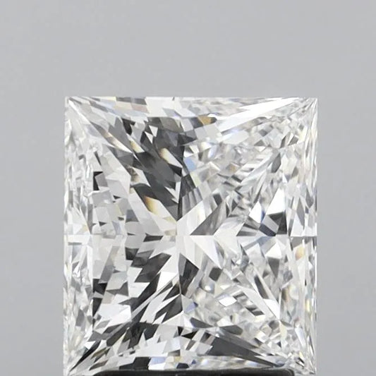 Lab-Grown Princess Diamond - 2.52 Carats, E Color, VVS2 Clarity - Sustainable Luxury and Dazzling Brilliance-IGI·Certified