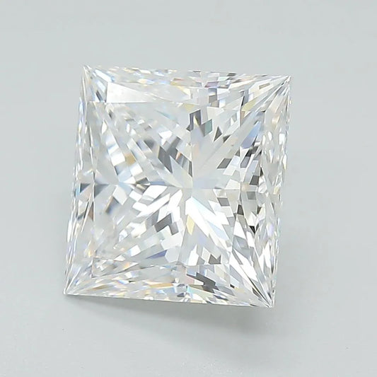 Lab-Grown Princess Diamond - 4.07 Carats, E Color, VVS2 Clarity - Sustainable Luxury and Dazzling Brilliance-GIA·Certified