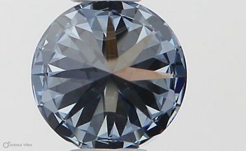 Lab-Grown ROUND Diamond - 0.3 Carat, Fancy Intense Blue Color, VVS2 Clarity | Sustainable Luxury, Dazzling Brilliance | IGI | Certified LG564379377