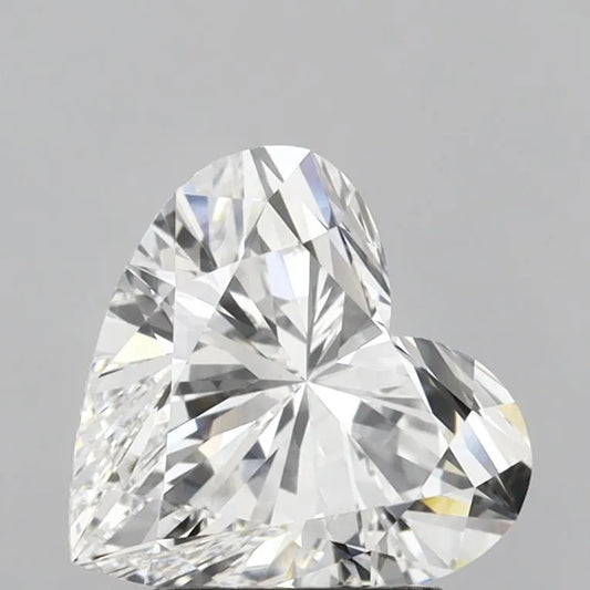 Lab-Grown Heart Diamond - 2.52 Carats, F Color, VVS2 Clarity - Sustainable Luxury and Dazzling Brilliance-IGI·Certified