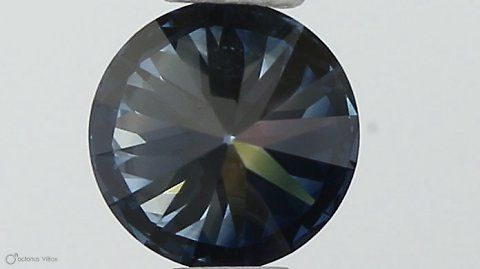 Lab-Grown ROUND Diamond - 0.41 Carat, Fancy Vivid Blue Color, SI2 Clarity | Sustainable Luxury, Dazzling Brilliance | IGI | Certified LG538290368