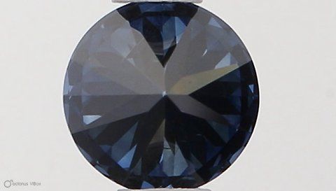 Lab-Grown ROUND Diamond - 0.36 Carat, Fancy Vivid Blue Color, SI1 Clarity | Sustainable Luxury, Dazzling Brilliance | IGI | Certified LG546229894