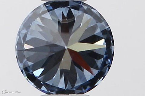 Lab-Grown ROUND Diamond - 0.33 Carat, Fancy Vivid Blue Color, VS2 Clarity | Sustainable Luxury, Dazzling Brilliance | IGI | Certified LG564379220