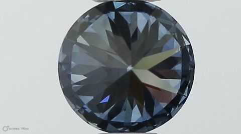 Lab-Grown ROUND Diamond - 0.42 Carat, Fancy Vivid Blue Color, VVS1 Clarity | Sustainable Luxury, Dazzling Brilliance | IGI | Certified LG546229890