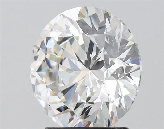 Lab-Grown Round Diamond - 3.08 Carats, F Color, VS1 Clarity - Sustainable Luxury and Dazzling Brilliance-IGI·Certified