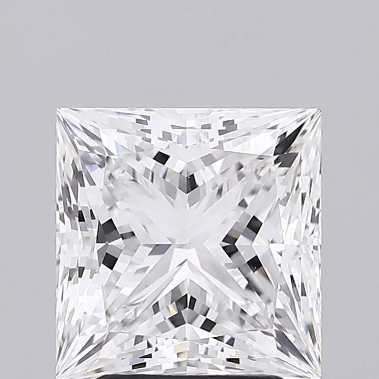 Lab-Grown Princess Diamond - 3 Carats, E Color, VVS2 Clarity - Sustainable Luxury and Dazzling Brilliance-IGI·Certified