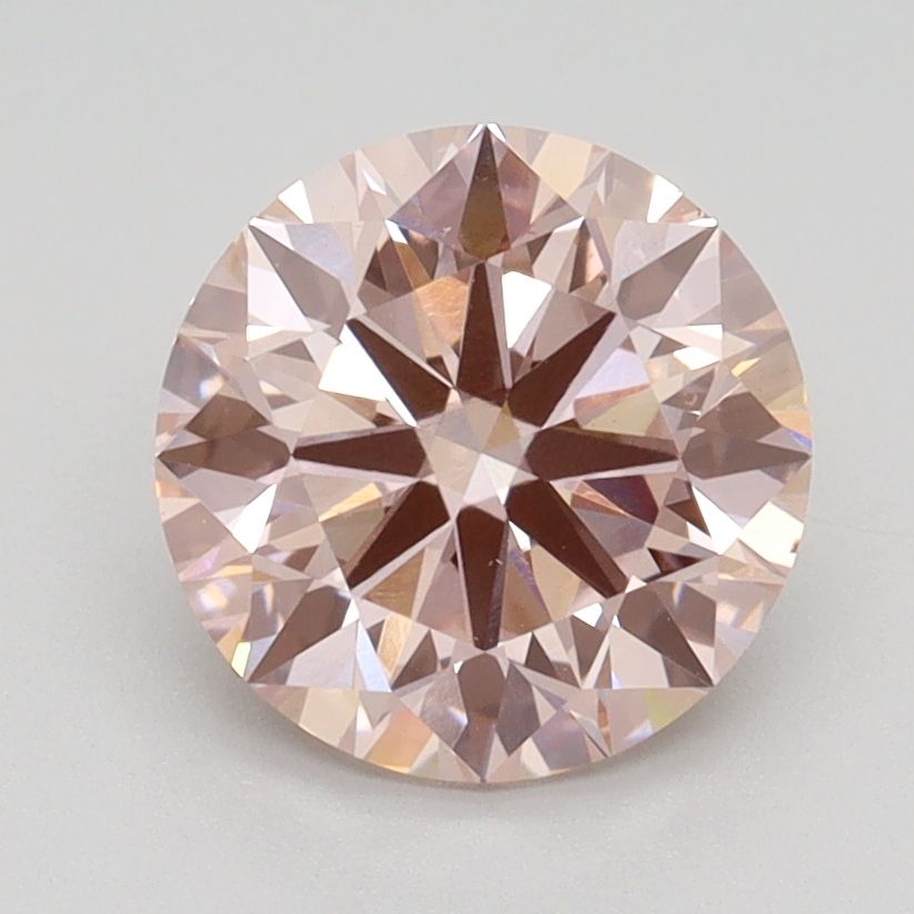 Lab-Grown ROUND Diamond - 2.02 Carat, Fancy Pink Color, VS1 Clarity | Sustainable Luxury, Dazzling Brilliance | IGI | Certified LG534240837