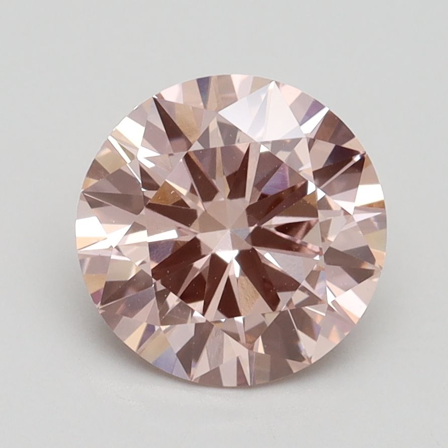 Lab-Grown ROUND Diamond - 2.01 Carat, Fancy Intense Pink Color, VS1 Clarity | Sustainable Luxury, Dazzling Brilliance | IGI | Certified LG532244587