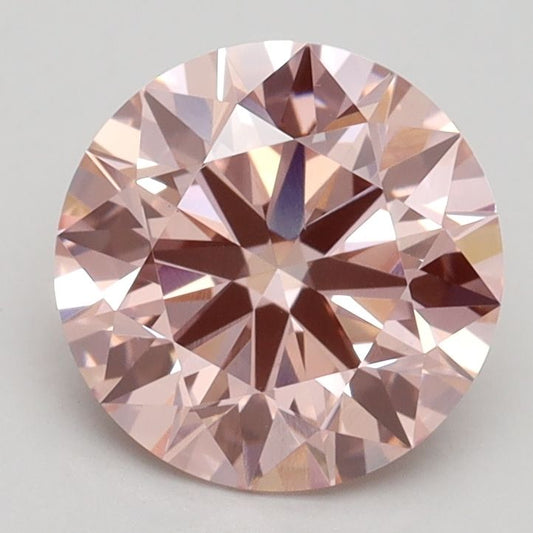 Lab-Grown ROUND Diamond - 2 Carat, Fancy Intense Pink Color, VS1 Clarity | Sustainable Luxury, Dazzling Brilliance | IGI | Certified LG532245361