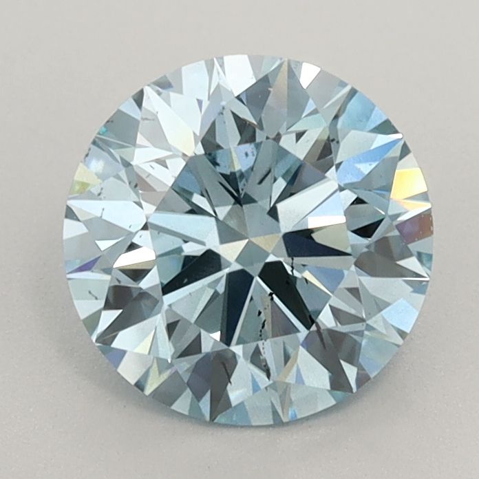 Lab-Grown ROUND Diamond - 1.34 Carat, Fancy Vivid Blue Color, SI1 Clarity | Sustainable Luxury, Dazzling Brilliance | IGI | Certified LG576360521