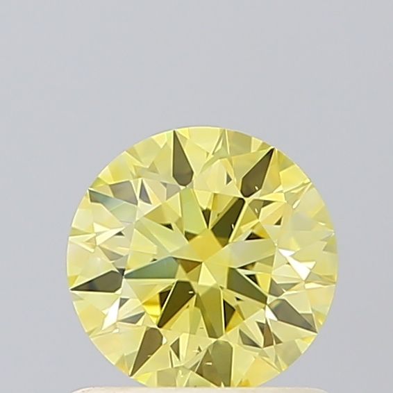 Lab-Grown ROUND Diamond - 0.7 Carat, Fancy Intense Yellow Color, VS2 Clarity | Sustainable Luxury, Dazzling Brilliance | IGI | Certified LG617416898