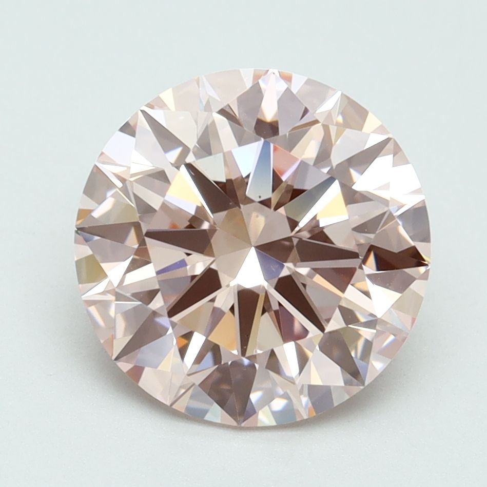 Lab-Grown ROUND Diamond - 3.07 Carat, Fancy Intense Pink Color, VS1 Clarity | Sustainable Luxury, Dazzling Brilliance | IGI | Certified LG616416810