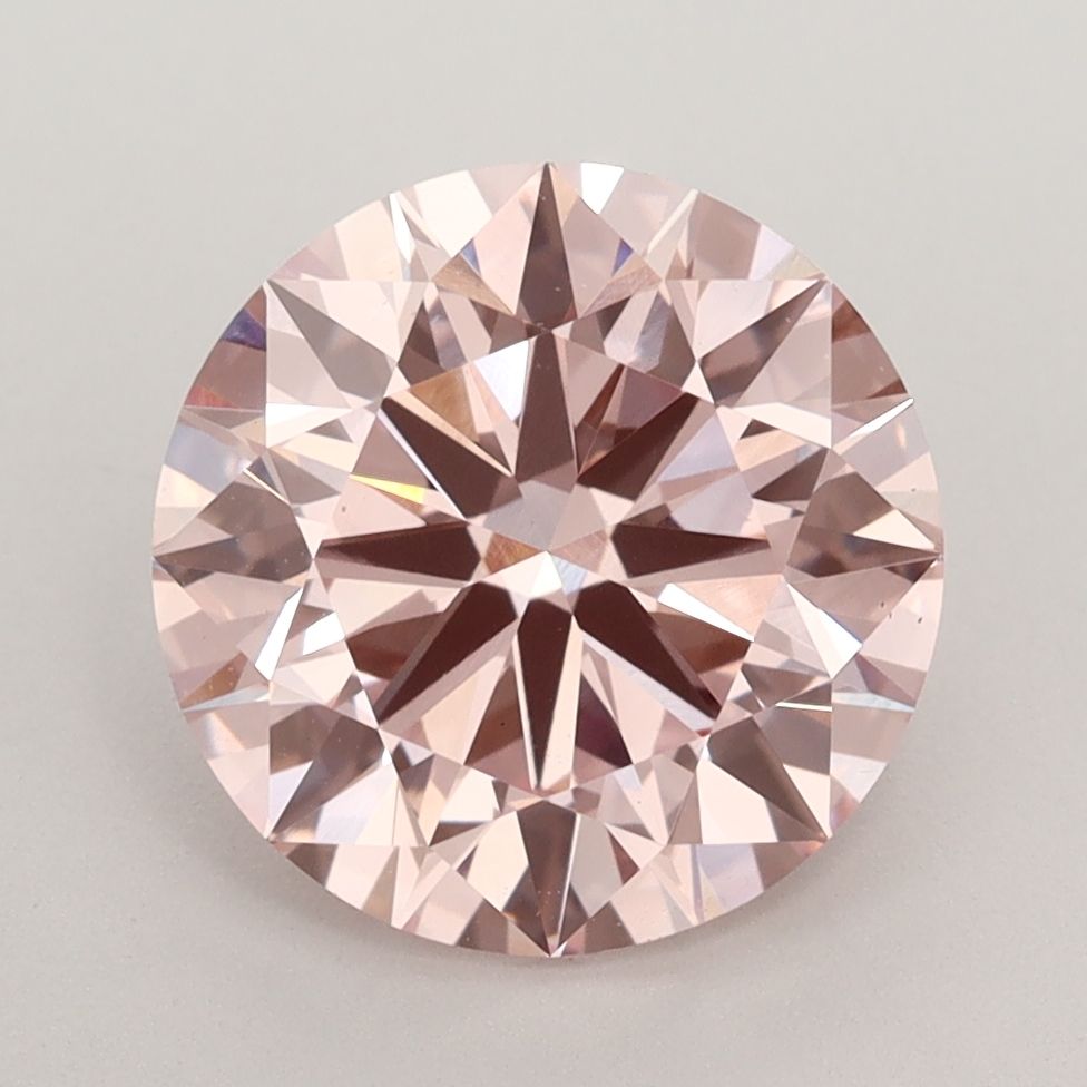 Lab-Grown ROUND Diamond - 3.01 Carat, Fancy Intense Pink Color, VS1 Clarity | Sustainable Luxury, Dazzling Brilliance | IGI | Certified LG582357582