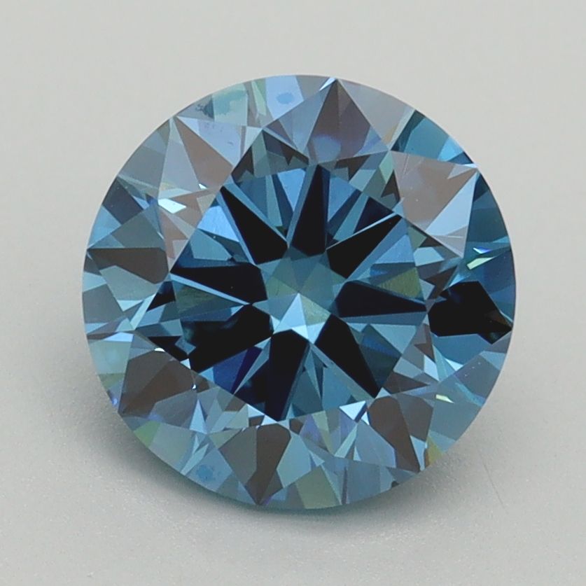 Lab-Grown ROUND Diamond - 2.21 Carat, Fancy Vivid Blue Color, VS1 Clarity | Sustainable Luxury, Dazzling Brilliance | IGI | Certified LG536297231