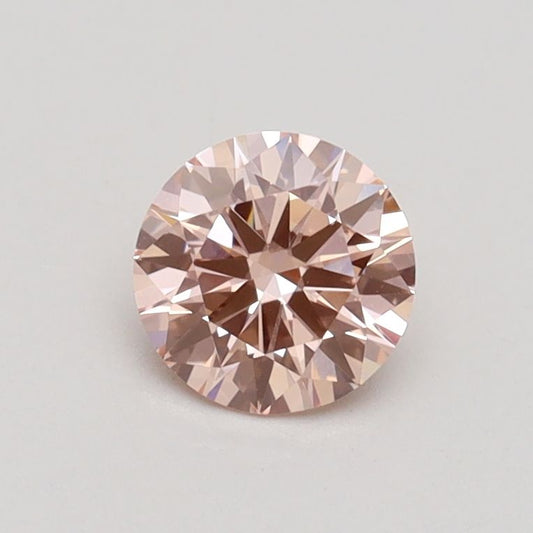 Lab-Grown ROUND Diamond - 0.54 Carat, Fancy Intense Pink Color, VS1 Clarity | Sustainable Luxury, Dazzling Brilliance | IGI | Certified LG539236376