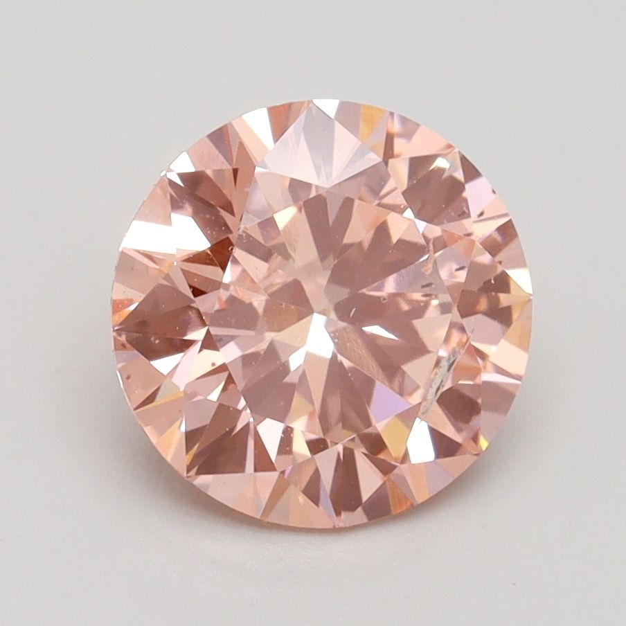 Lab-Grown ROUND Diamond - 2 Carat, Fancy Intense Pink Color, SI2 Clarity | Sustainable Luxury, Dazzling Brilliance | IGI | Certified LG539238484