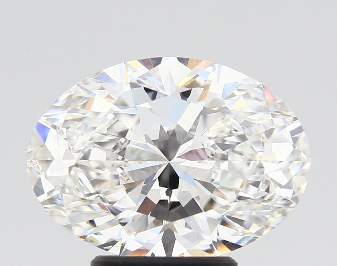 Lab-Grown OVAL Diamond - 3.01 Carats, F Color, SI1 Clarity - Sustainable Luxury and Dazzling Brilliance-IGI·Certified