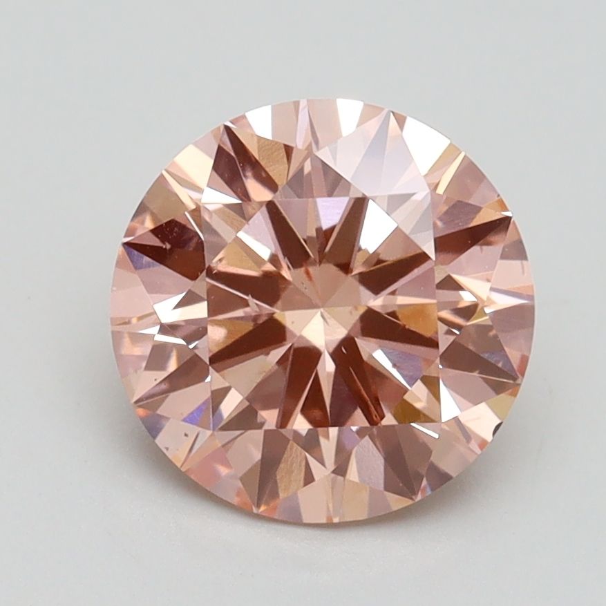 Lab-Grown ROUND Diamond - 2.02 Carat, Fancy Intense Pink Color, SI1 Clarity | Sustainable Luxury, Dazzling Brilliance | IGI | Certified LG538278875