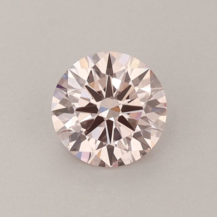 Lab-Grown ROUND Diamond - 0.53 Carat, Fancy Pink Color, VVS2 Clarity | Sustainable Luxury, Dazzling Brilliance | IGI | Certified LG644429102