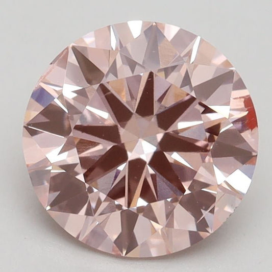 Lab-Grown ROUND Diamond - 2.14 Carat, Fancy Intense Pink Color, SI1 Clarity | Sustainable Luxury, Dazzling Brilliance | IGI | Certified LG533290093