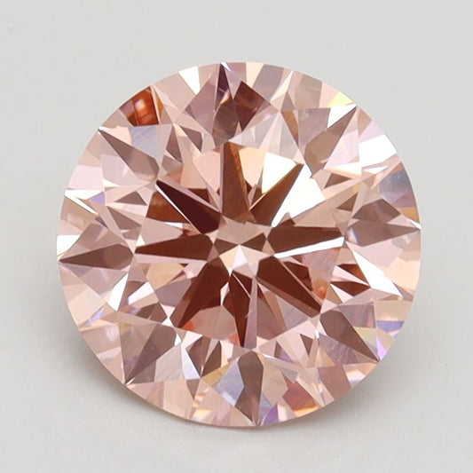 Lab-Grown ROUND Diamond - 2.06 Carat, Fancy Intense Pink Color, VS1 Clarity | Sustainable Luxury, Dazzling Brilliance | IGI | Certified LG533294361