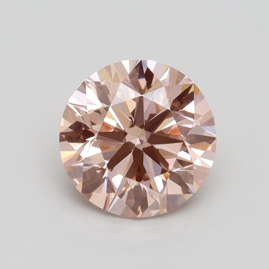 Lab-Grown ROUND Diamond - 1.51 Carat, Fancy Pink Color, VS1 Clarity | Sustainable Luxury, Dazzling Brilliance | IGI | Certified LG538279067