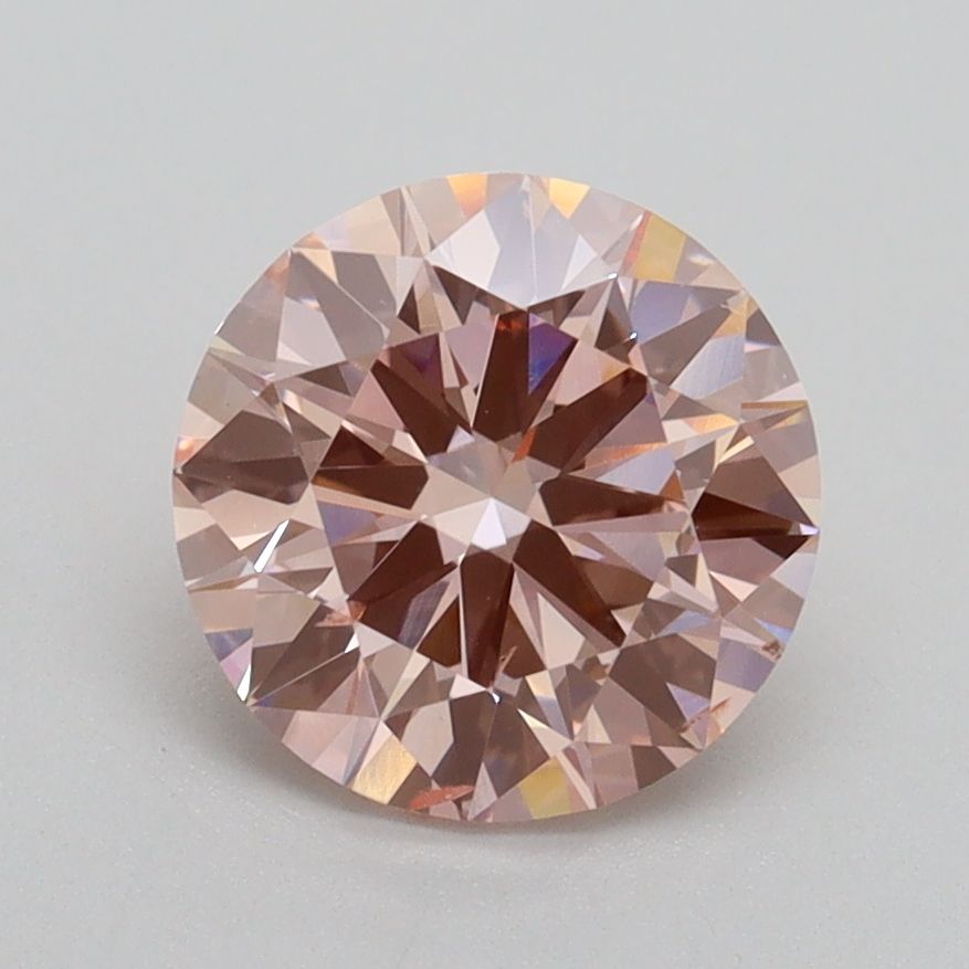 Lab-Grown ROUND Diamond - 1.72 Carat, Fancy Intense Pink Color, VS2 Clarity | Sustainable Luxury, Dazzling Brilliance | IGI | Certified LG534245038