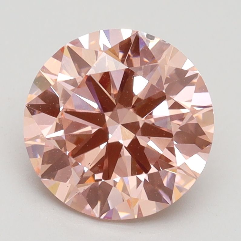 Lab-Grown ROUND Diamond - 2.23 Carat, Fancy Intense Pink Color, SI1 Clarity | Sustainable Luxury, Dazzling Brilliance | IGI | Certified LG529285494