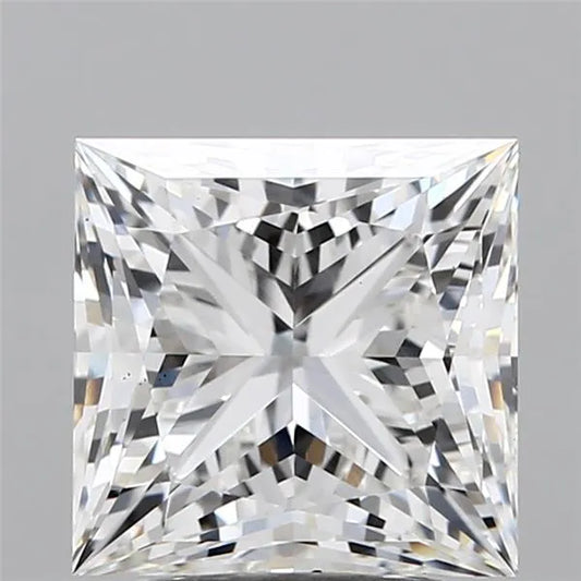 Lab-Grown Princess Diamond - 3.59 Carats, E Color, VS1 Clarity - Sustainable Luxury and Dazzling Brilliance-IGI·Certified