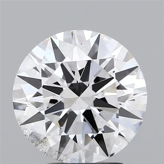 Lab-Grown Round Diamond - 3.07 Carats, F Color, VS2 Clarity - Sustainable Luxury and Dazzling Brilliance-IGI·Certified