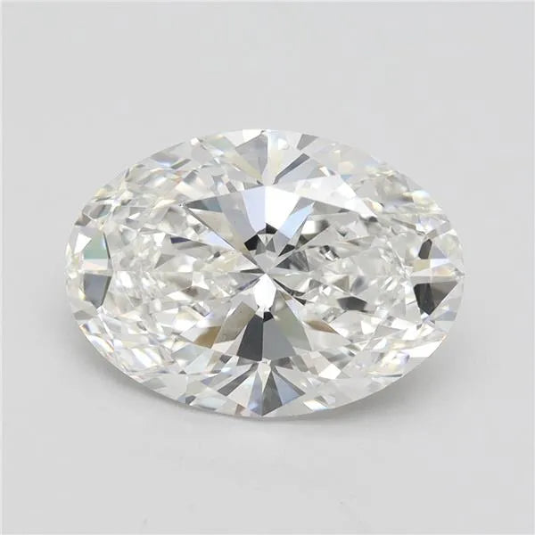 Lab-Grown Oval Diamond - 4.02 Carats, F Color, VVS2 Clarity - Sustainable Luxury and Dazzling Brilliance-IGI·Certified