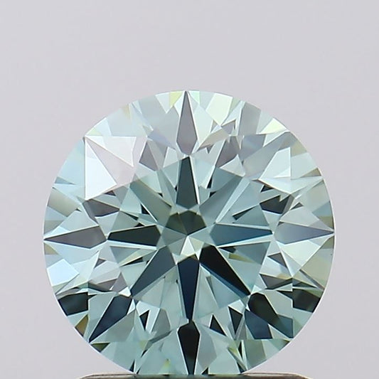 Lab-Grown ROUND Diamond - 1.21 Carat, Fancy Intense Green Color, VS1 Clarity | Sustainable Luxury, Dazzling Brilliance | IGI | Certified LG600399554