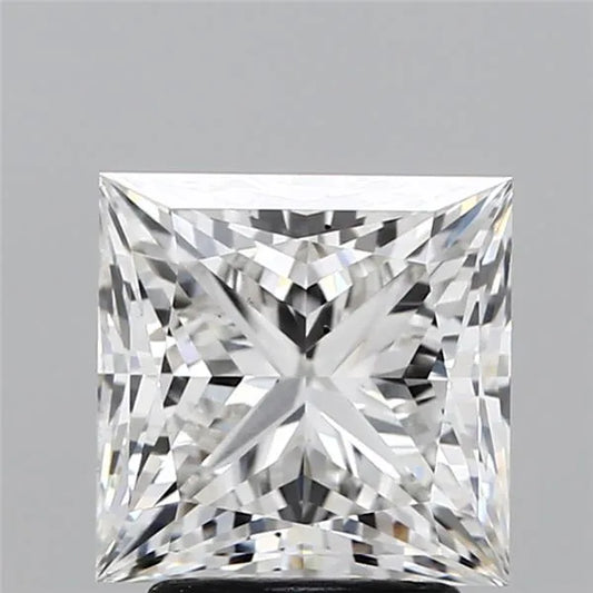 Lab-Grown Princess Diamond - 3.02 Carats, F Color, VS2 Clarity - Sustainable Luxury and Dazzling Brilliance-IGI·Certified