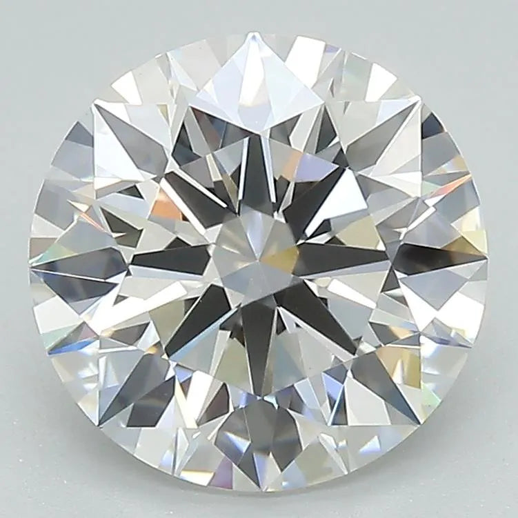 Lab-Grown Round Diamond - 3.1 Carats, F Color, VVS2 Clarity - Sustainable Luxury and Dazzling Brilliance-IGI·Certified