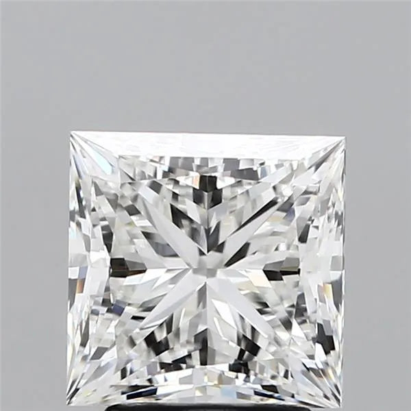 Lab-Grown Princess Diamond - 2.95 Carats, F Color, VVS2 Clarity - Sustainable Luxury and Dazzling Brilliance-IGI·Certified