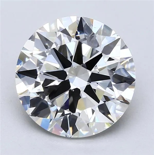 Lab-Grown Round Diamond - 5 Carats, F Color, VS2 Clarity - Sustainable Luxury and Dazzling Brilliance-IGI·Certified